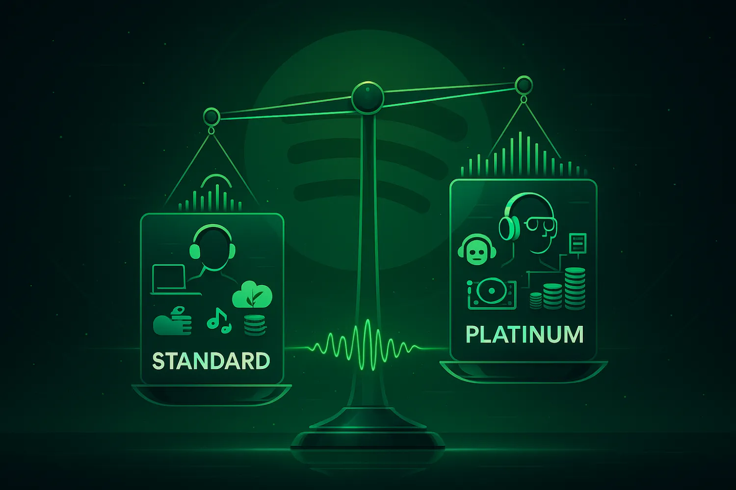 مقایسه پلن استاندارد و پلاتینیوم اسپاتیفای